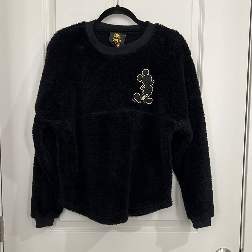 Disney Black Crew Neck Sweater with Character Design